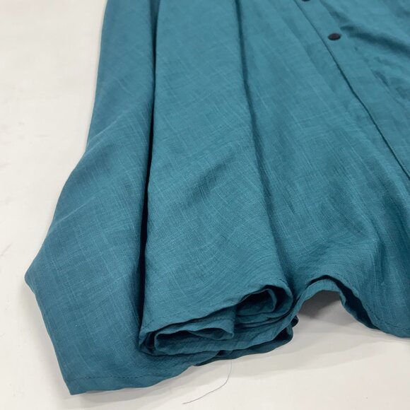 Barilà Teal Button-Down Maxi Dress - Picture 3 of 8